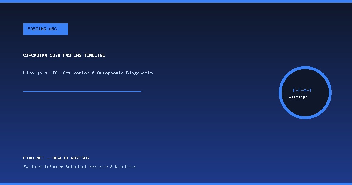 16:8 Fasting Window Circadian Arc