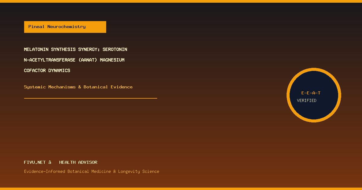 Melatonin Synthesis Synergy: Serotonin N-Acetyltransferase (AANAT) Magnesium Cofactor Dynamics